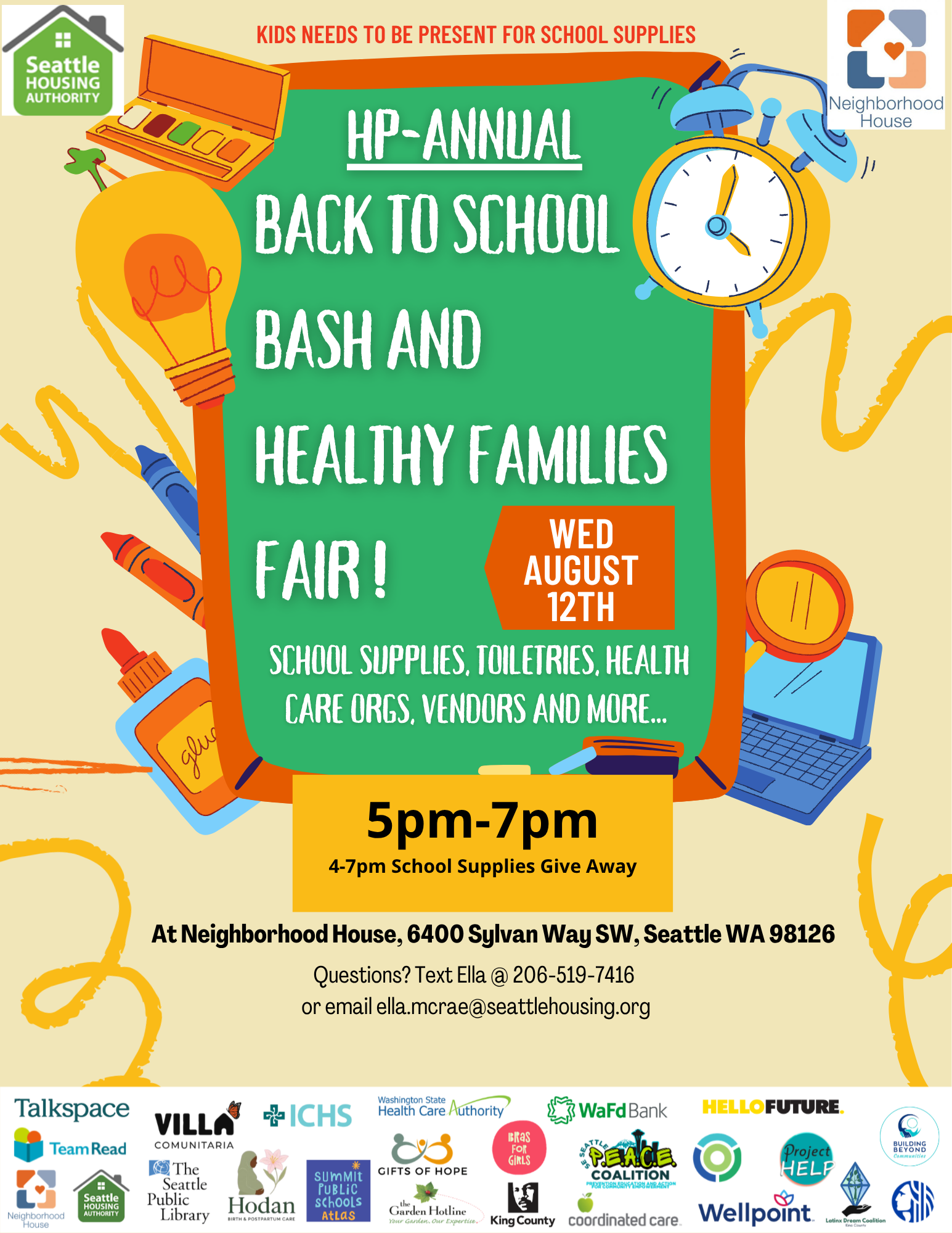 High Point Health Fair August 12th 2026
